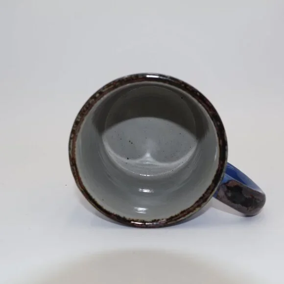 Vintage Otagiri Blue White OWL Mug 4" x 3" (M11) - Picture 4 of 9